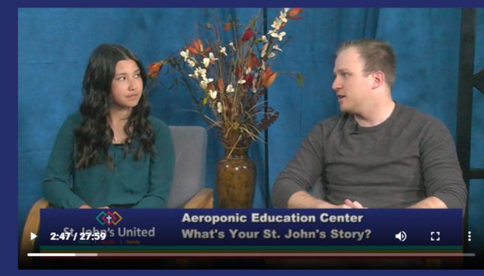 Aeroponic Education Center at St. John's Gainan Commons